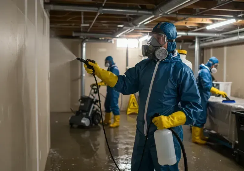 Basement Sanitization and Antimicrobial Treatment process in Meagher County, MT